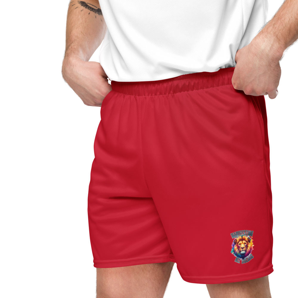 Xclusivee Lion Mesh Shorts