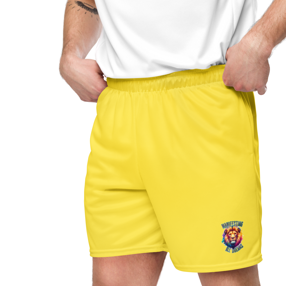 Xclusivee Lion Mesh Shorts