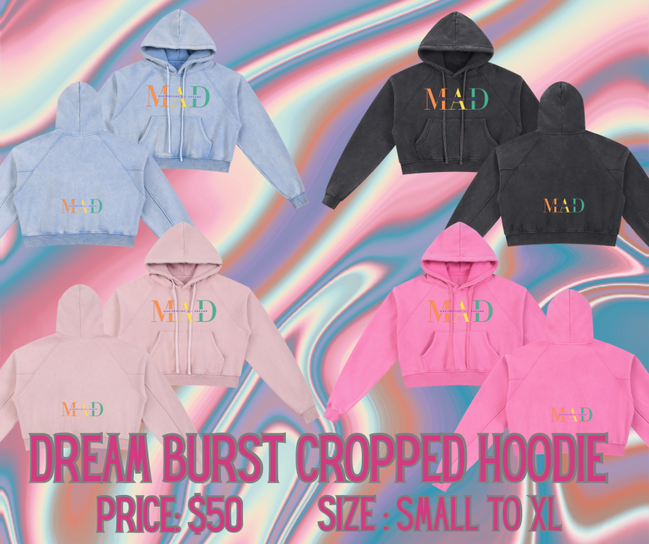 Dream Burst Cropped Hoodie