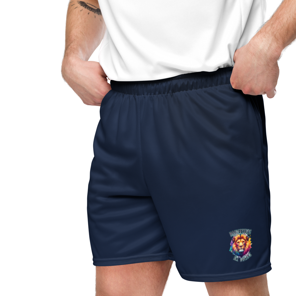 Xclusivee Lion Mesh Shorts