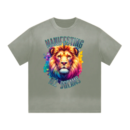 Xclusivee “I” Shaped Lion Washed Shirt