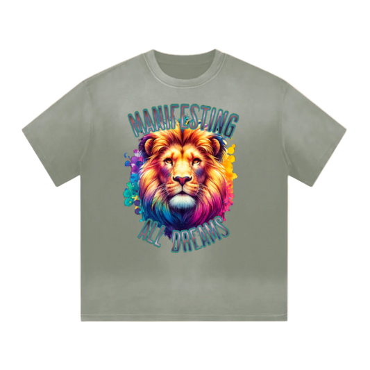 Xclusivee “I” Shaped Lion Washed Shirt