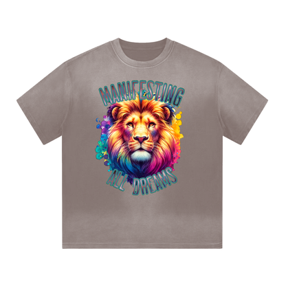 Xclusivee “I” Shaped Lion Washed Shirt