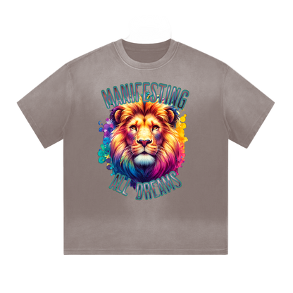 Xclusivee “I” Shaped Lion Washed Shirt